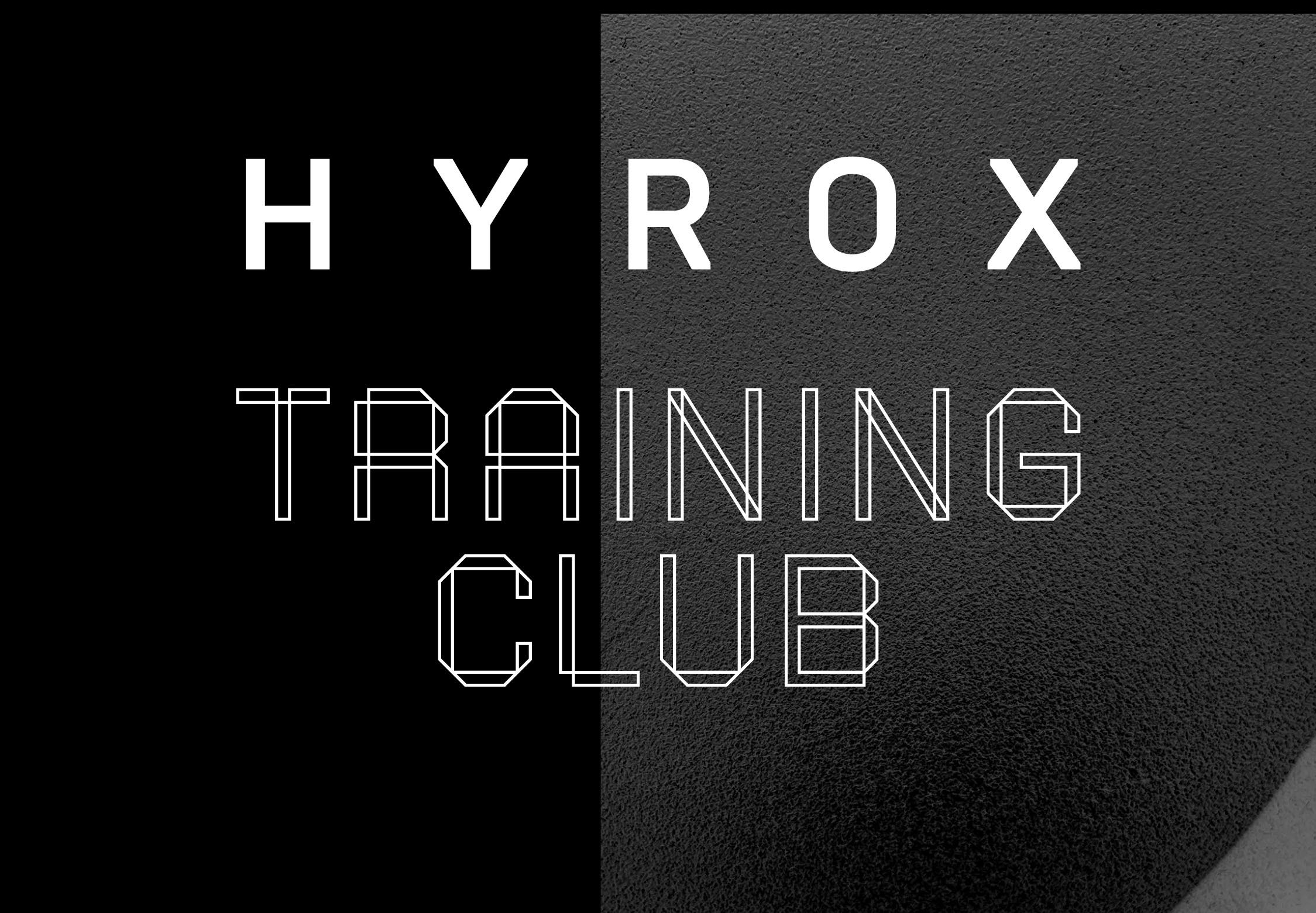 HYROX logo.